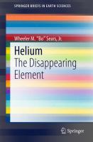 Helium The Disappearing Element /