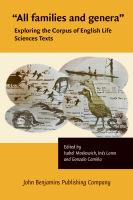 "All families and genera" exploring the Corpus of English life sciences texts /