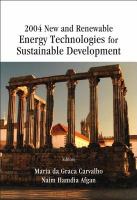 2004 new and renewable energy technologies for sustainable development, Evora, Portugal, 28 June-1 July 2004