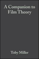 A Companion to film theory