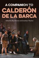 A companion to Calderón de la Barca /