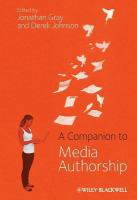 A companion to media authorship