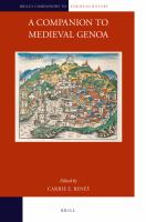 A companion to medieval Genoa