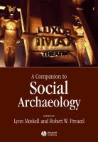 A companion to social archaeology