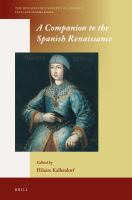 A companion to the Spanish Renaissance