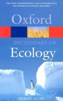 A dictionary of ecology