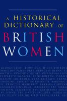 A historical dictionary of British women