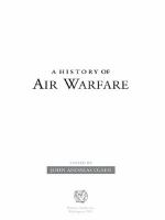 A history of air warfare /