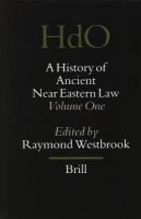 A history of ancient Near Eastern law