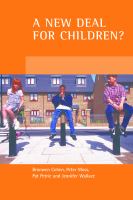 A new deal for children? : re-forming education and care in England, Scotland and Sweden /