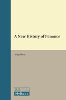 A new history of penance