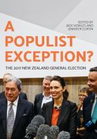 A populist exception? the 2017 New Zealand general election /