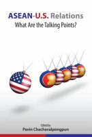 ASEAN-U.S. relations : what are the talking points? /