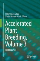 Accelerated Plant Breeding, Volume 3 Food Legumes /