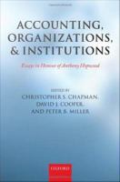 Accounting, organizations, and institutions essays in honour of Anthony Hopwood  /