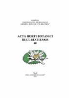 Acta Horti Botanici Bucurestiensis