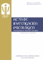 Acta de investigación psicológica