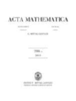 Acta mathematica