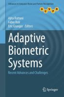 Adaptive Biometric Systems Recent Advances and Challenges /