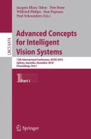 Advanced Concepts for Intelligent Vision Systems 12th International Conference, ACIVS 2010, Sydney, Australia, December 13-16, 2010, Proceedings, Part I /