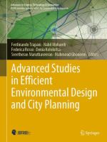 Advanced Studies in Efficient Environmental Design and City Planning