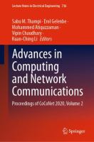 Advances in Computing and Network Communications Proceedings of CoCoNet 2020, Volume 2 /