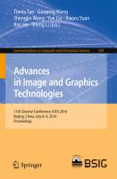 Advances in Image and Graphics Technologies 11th Chinese Conference, IGTA 2016, Beijing, China, July 8-9, 2016, Proceedings /