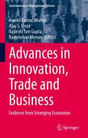 Advances in Innovation, Trade and Business Evidence from Emerging Economies /