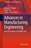 Advances in Manufacturing Engineering Select Proceedings of ICFAMMT 2022 /