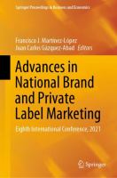 Advances in National Brand and Private Label Marketing Eighth International Conference, 2021 /