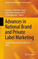 Advances in National Brand and Private Label Marketing Seventh International Conference, 2020 /