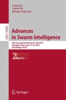 Advances in Swarm Intelligence 9th International Conference, ICSI 2018, Shanghai, China, June 17-22, 2018, Proceedings, Part II /