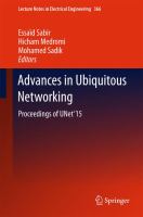 Advances in Ubiquitous Networking Proceedings of the UNet’15 /