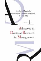 Advances in doctoral research in management