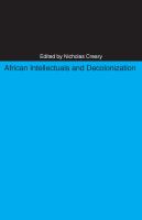 African intellectuals and decolonization