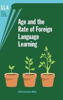 Age and the rate of foreign language learning