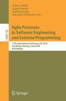 Agile Processes in Software Engineering and Extreme Programming 11th International Conference, XP 2010, Trondheim, Norway, June 1-4, 2010, Proceedings /