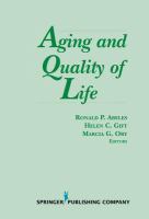 Aging and quality of life