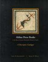 Aldine Press books at the Harry Ransom Humanities Research Center, The University of Texas at Austin : a descriptive catalog /