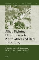 Allied fighting effectiveness in North Africa and Italy, 1942-1945
