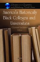 America's historically Black colleges and universities