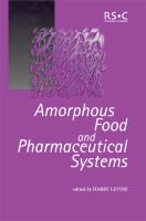 Amorphous food and pharmaceutical systems