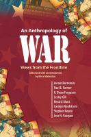 An anthropology of war views from frontline /