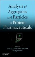 Analysis of aggregates and particles in protein pharmaceuticals