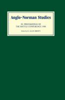 Anglo-Norman studies IX : proceedings of the Battle Conference, 1986 /