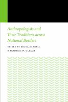 Anthropologists and their traditions across national borders