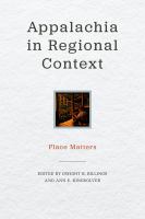 Appalachia in regional context : place matters /