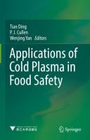 Applications of Cold Plasma in Food Safety