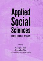 Applied social sciences communication studies /