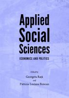 Applied social sciences economics and politics /